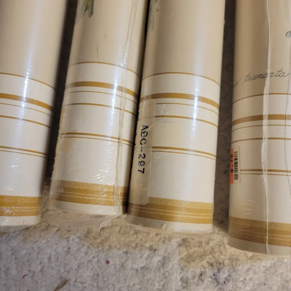 Vintage 1980s Botanical Wallpaper 4 Rolls 18